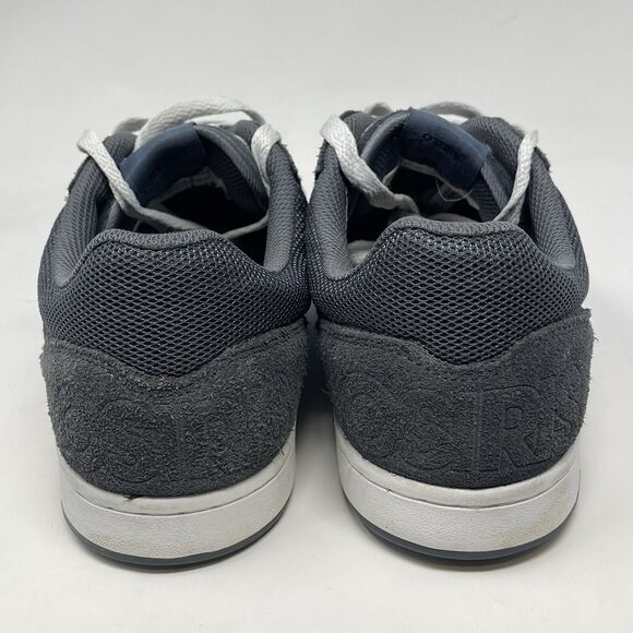 Osiris Sleak Sneakers Mens 12 Gray Suede Mesh Skateboarding Skate Grunge Shoes - Picture 12 of 16